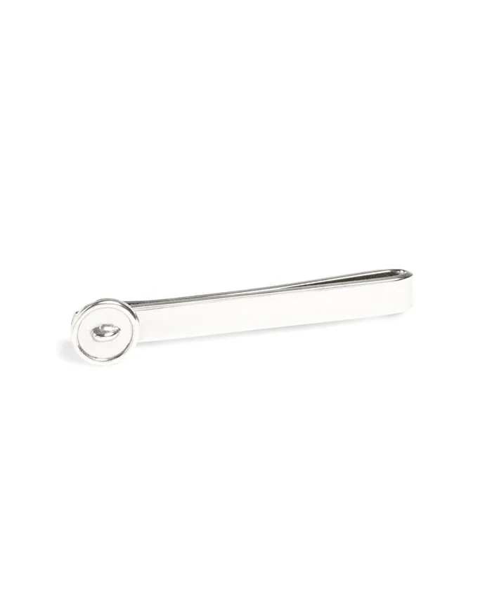 Brooks Brothers Tie and Collar Accessories Button Tie Bar Silver 8211 Men