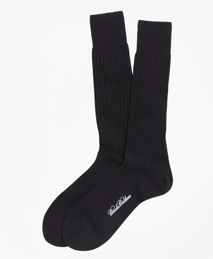 Brooks Brothers Underwear and Socks Merino Wool Ribbed Crew Socks Black 8211 Men Brooks Brothers Underwear and Socks Merino Wool Ribbed Crew Socks Black 8211 Men