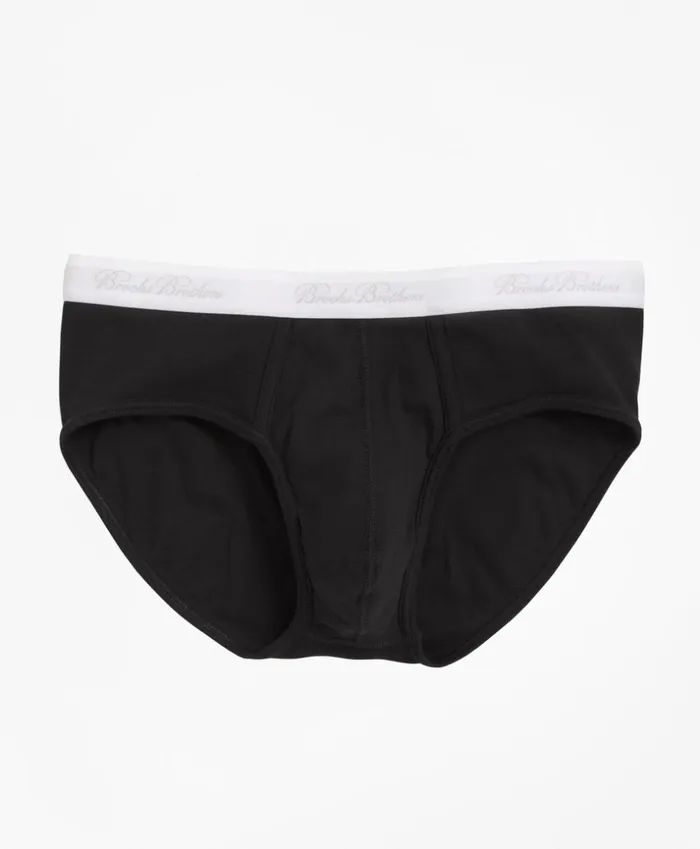 Brooks Brothers Underwear and Socks Supima Cotton Lowrise BriefThree Pack Black 8211 Men Brooks Brothers Underwear and Socks Supima Cotton Lowrise BriefThree Pack Black 8211 Men