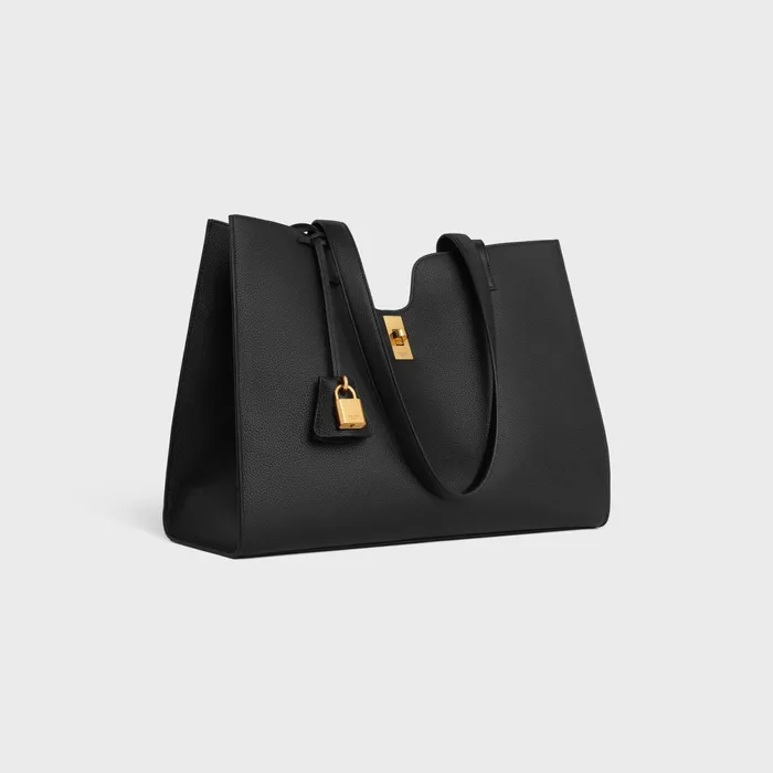 Cabas 16 In Supple Grained Calfskin Black Women CELINE 16 Cabas 16 In Supple Grained Calfskin Black Women CELINE 16