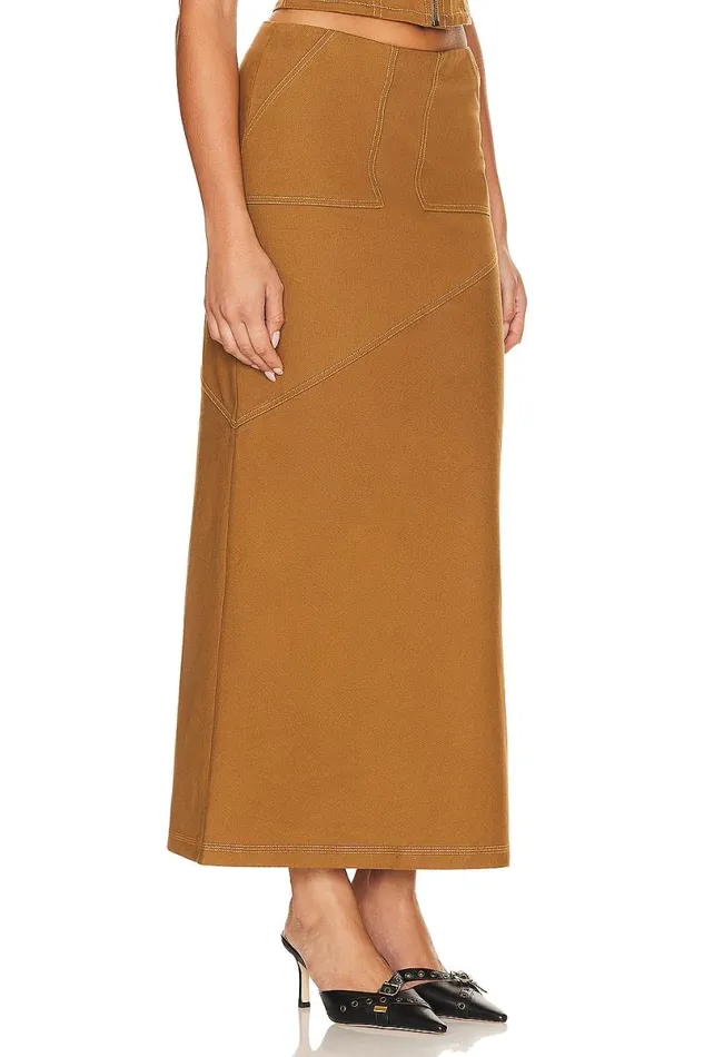 Cal Skirt Khaki Women Lovers and Friends Skirts