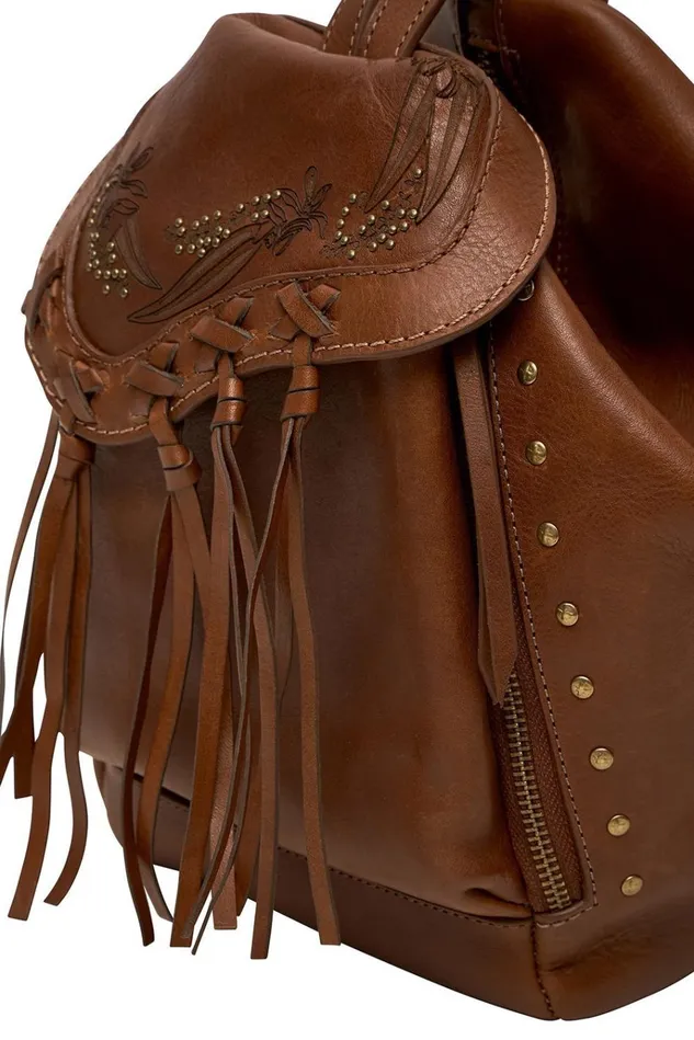 Camilla Bags Women Leather Backpack Tan