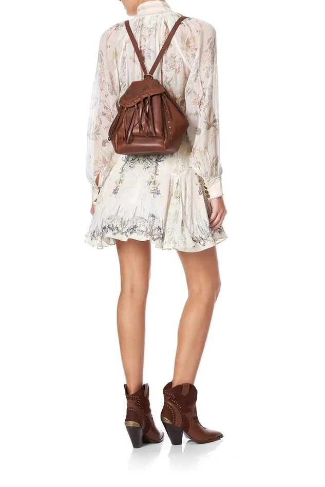 Camilla Bags Women Leather Backpack Tan