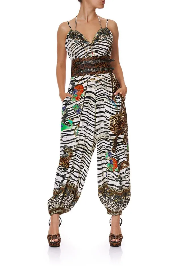 Camilla Belts Women Wide Double Buckle Belt Fire At Night