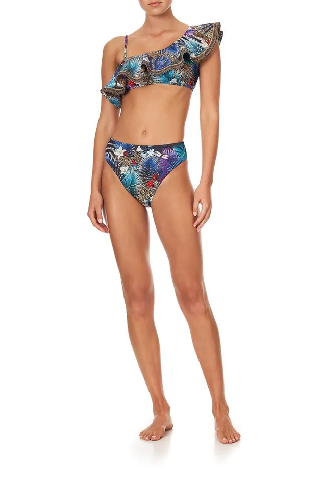 Camilla Bikinis Women High Waist High Leg Pant Rainbow Room
