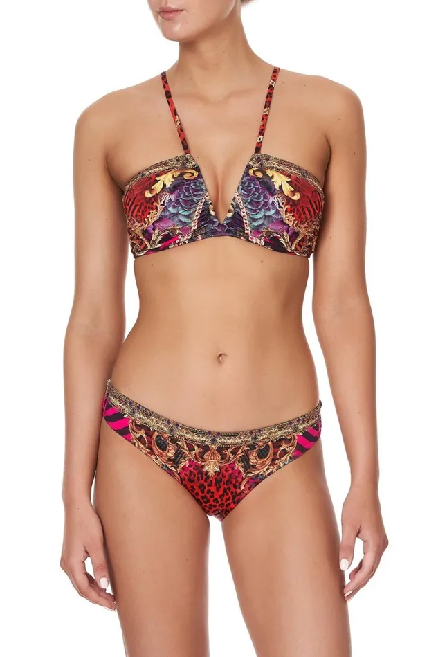 Camilla Bikinis Women V Neck Rouched Bandeau Slave To The Rhythm
