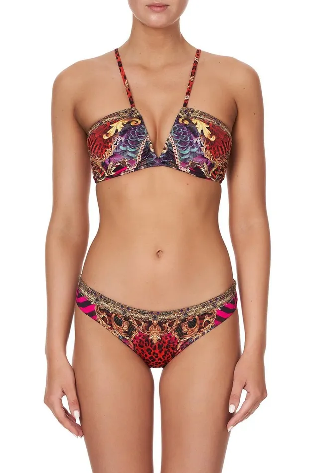 Camilla Bikinis Women V Neck Rouched Bandeau Slave To The Rhythm