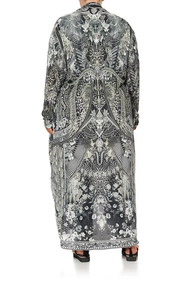 Camilla Extended Sizes Women Long Casual Jacket With Pockets One Tribe