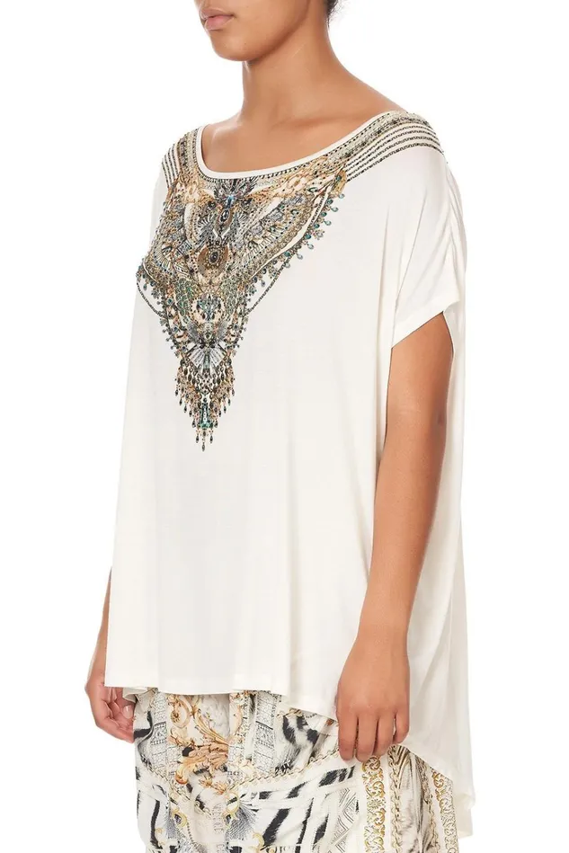 Camilla Extended Sizes Women Loose Fit Tee Gates Of Glory
