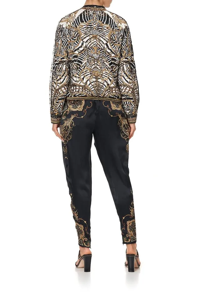 Camilla Jackets Women Embellished Encased Elastic Raglan Bomber Night Waiting For Day