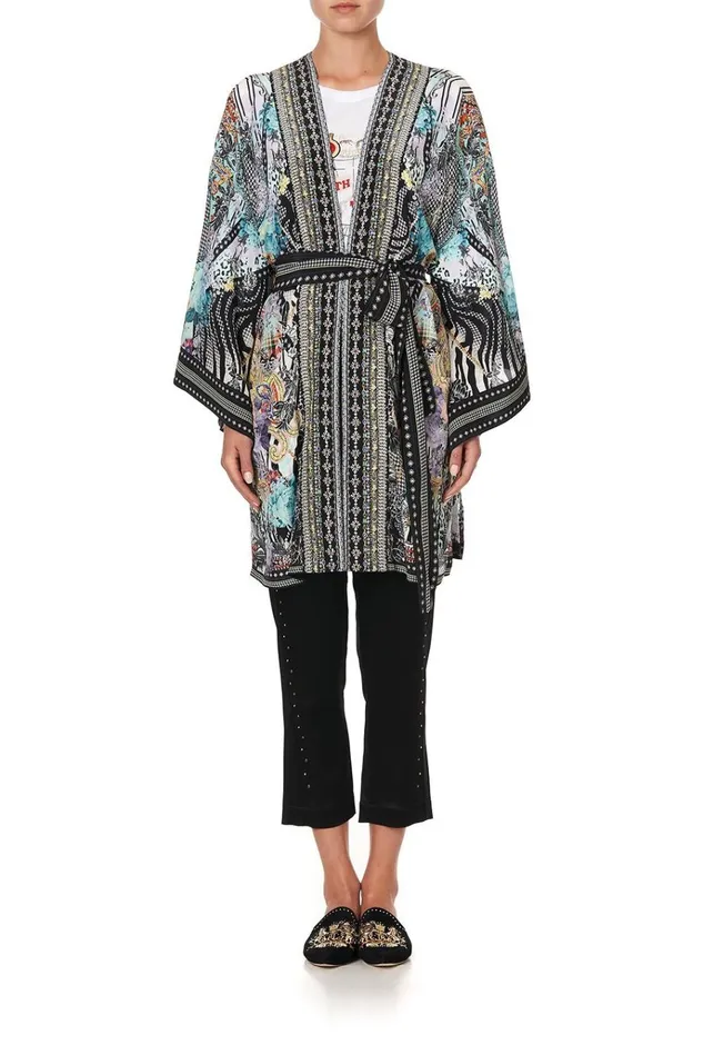 Camilla Kimonos Women Kimono With Tie Belt Think Kinks