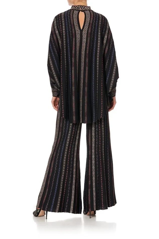 Camilla Mini Dresses Women Knitted Kaftan With Neckband Swinging Sixties