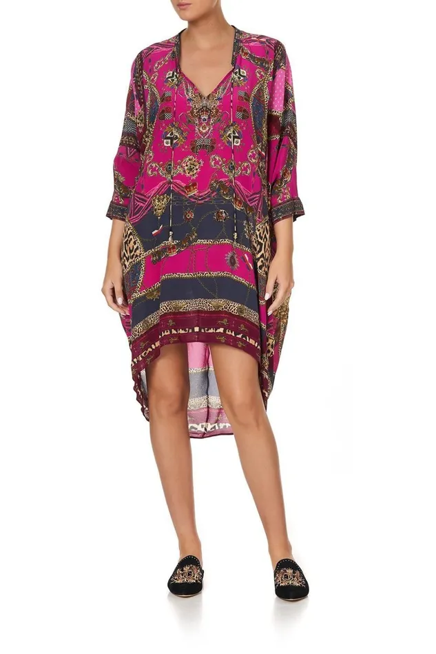 Camilla Mini Dresses Women VNeck Dress With Draped Back Dining Hall Darling