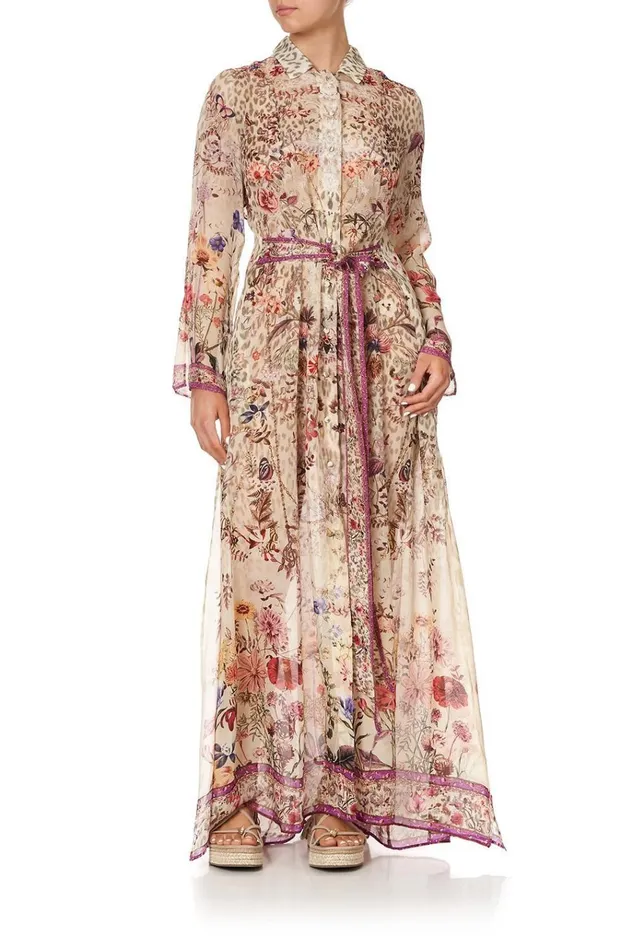 Camilla Modest Clothing Women Printed Trench Drifting Dreamer