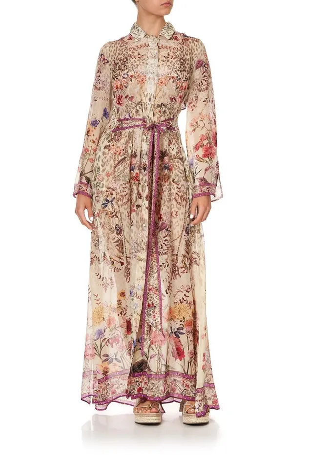 Camilla Modest Clothing Women Printed Trench Drifting Dreamer