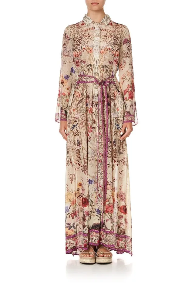 Camilla Modest Clothing Women Printed Trench Drifting Dreamer