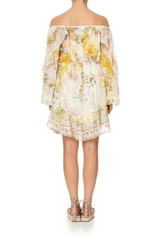 Camilla Party Dresses Women Blouson Frill Sleeve Dress In The Hills Of Tuscany