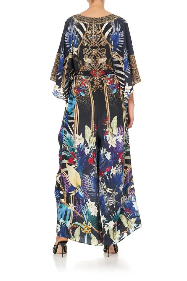 Camilla Playsuits and Jumpsuits Women Scarf Jumpsuit With Belt Rainbow Room