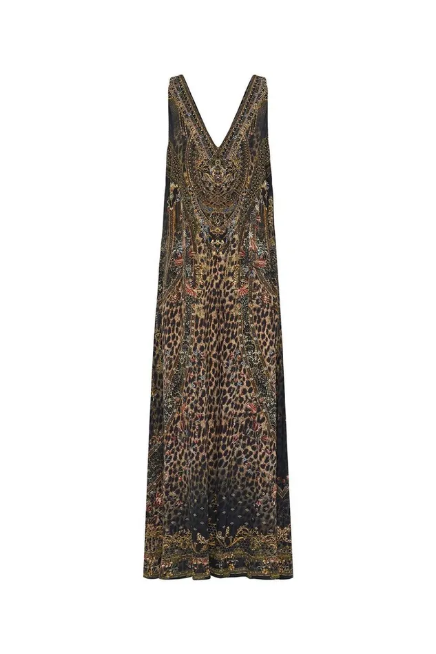 Camilla Playsuits and Jumpsuits Women V Neck Flared Jumpsuit Abingdon Palace