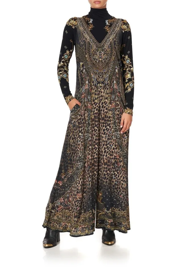 Camilla Playsuits and Jumpsuits Women V Neck Flared Jumpsuit Abingdon Palace