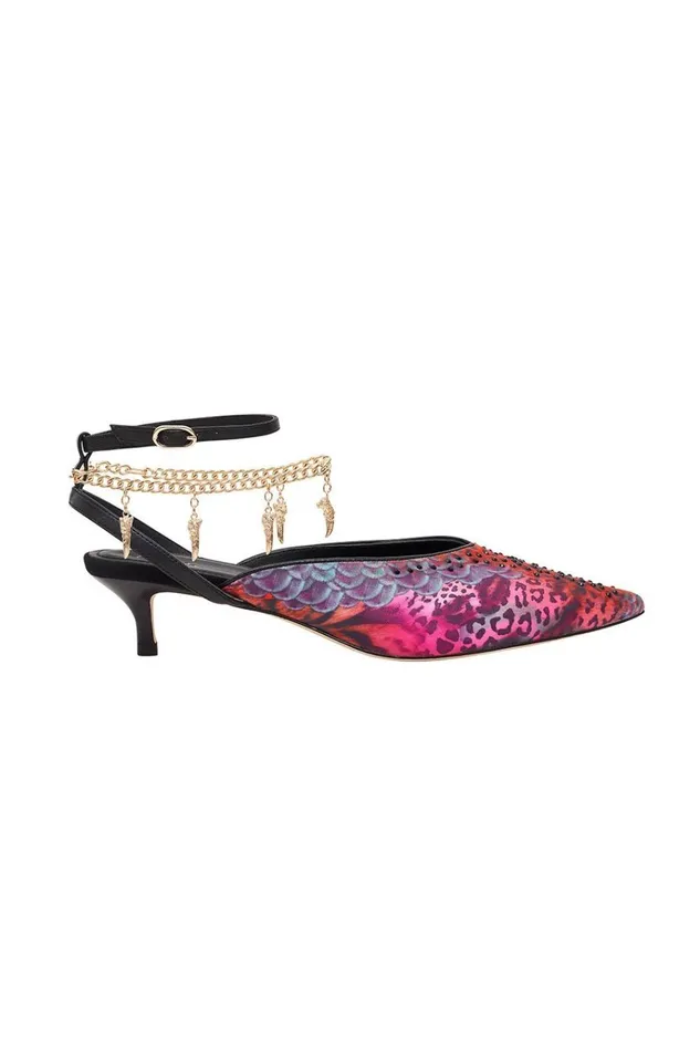 Camilla Shoes Women Kitten Heel With Anklet Slave To The Rhythm
