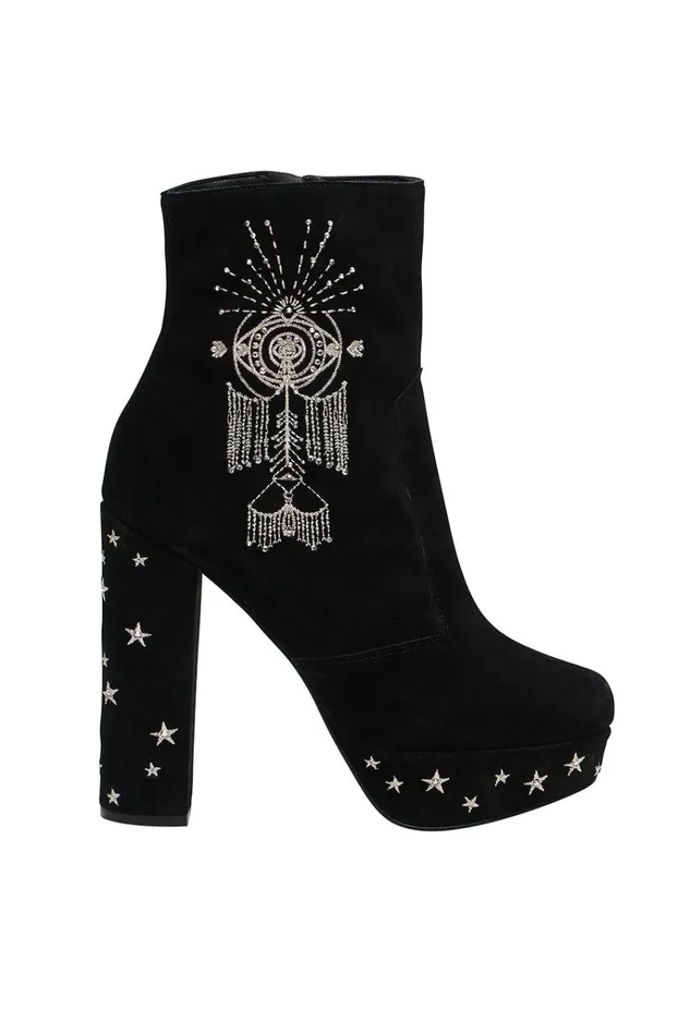 Camilla Shoes Women Platform Boot Solid Black