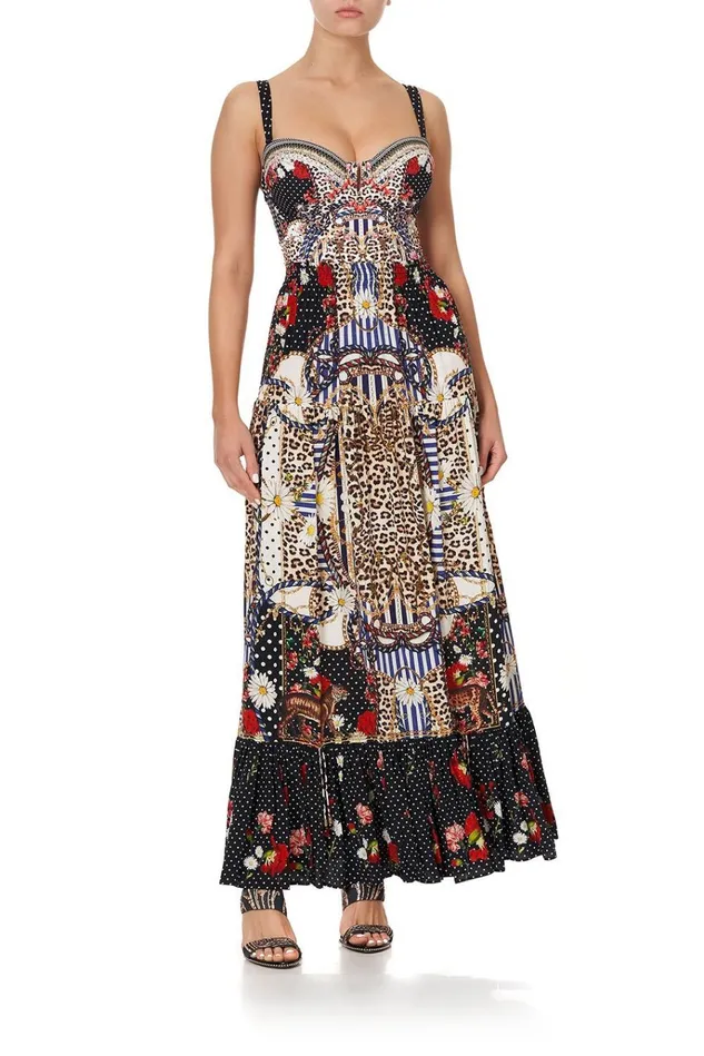 Camilla Skirts Women Tiered Skirt With Tie Up Detail Dear Brigitte