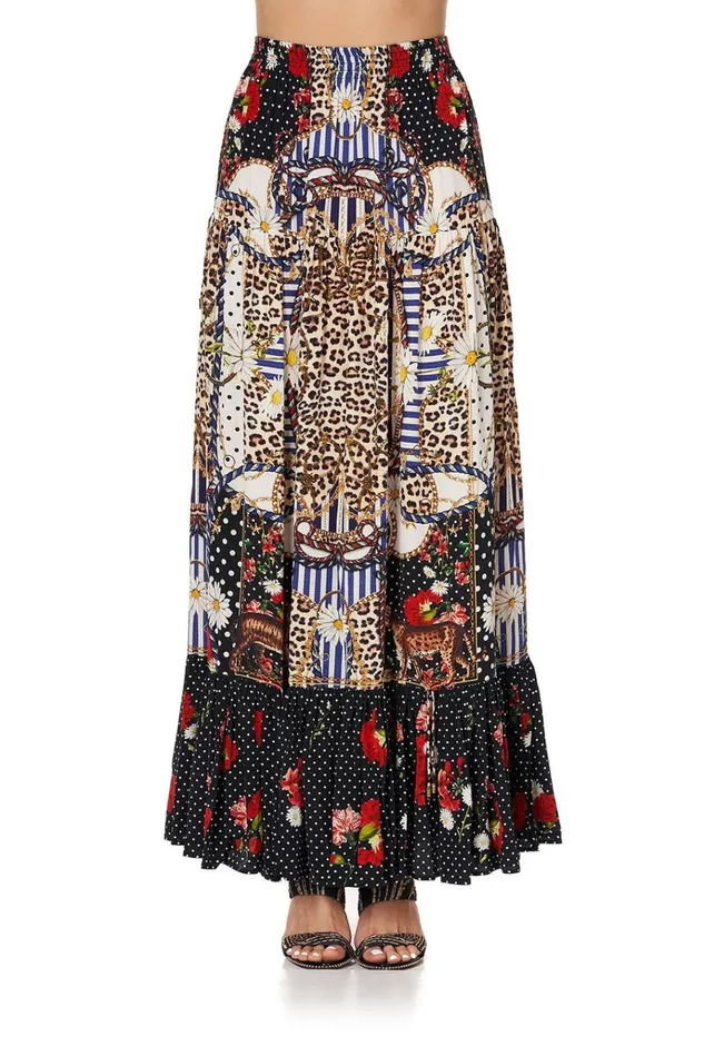 Camilla Skirts Women Tiered Skirt With Tie Up Detail Dear Brigitte