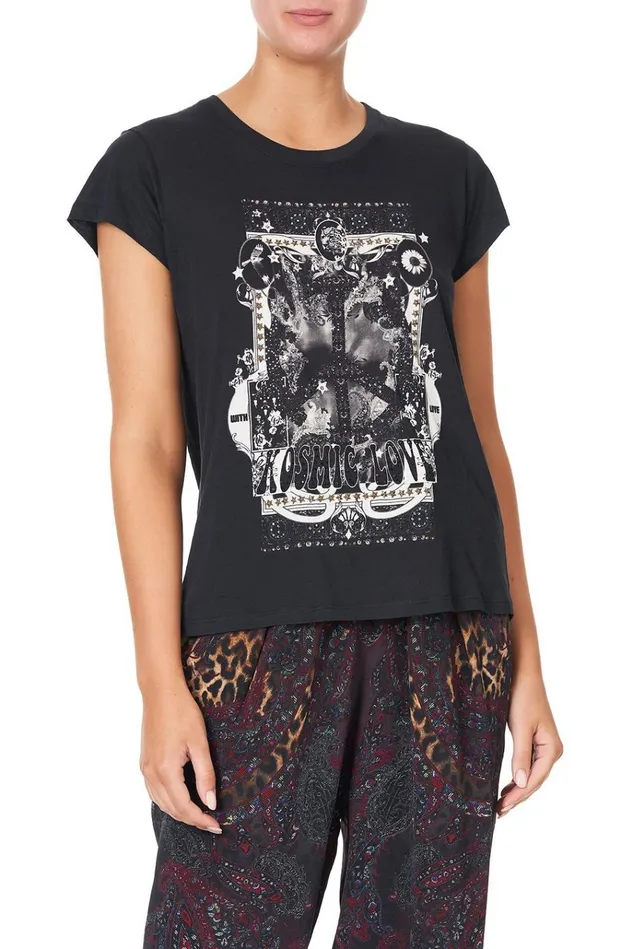 Camilla Tees Women Curved Hem Fitted Tee The Smoking Lounge