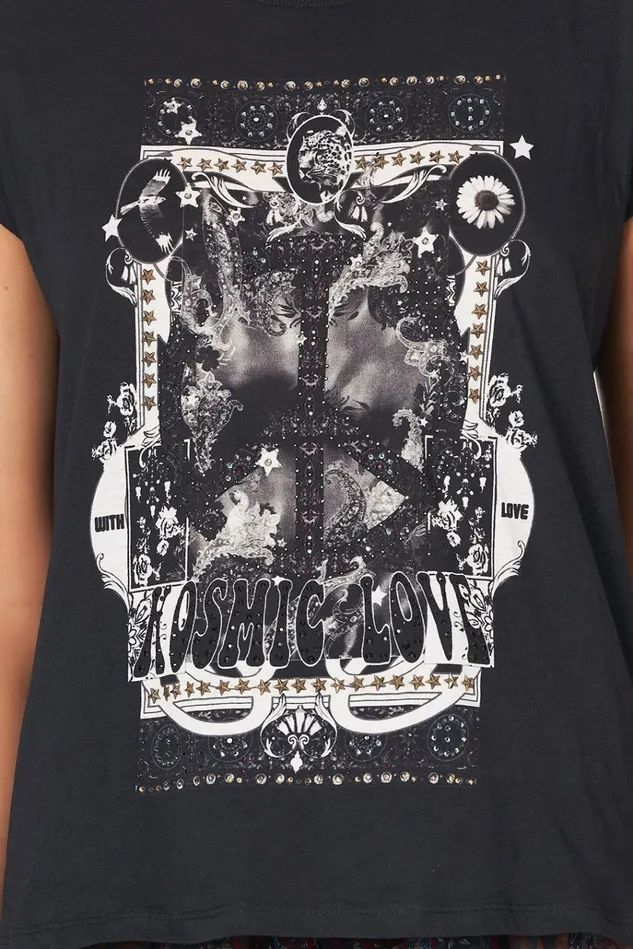 Camilla Tees Women Curved Hem Fitted Tee The Smoking Lounge