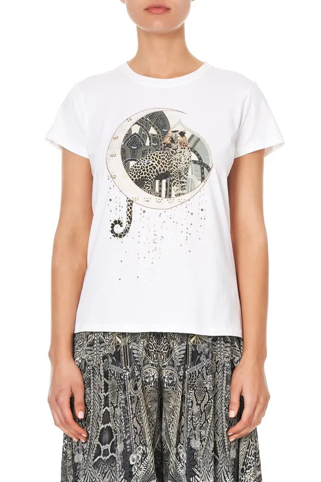 Camilla Tees Women Slim Fit Round Neck TShirt One Tribe