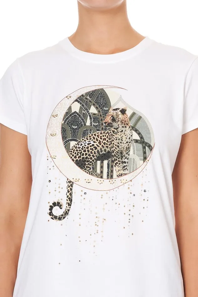 Camilla Tees Women Slim Fit Round Neck TShirt One Tribe
