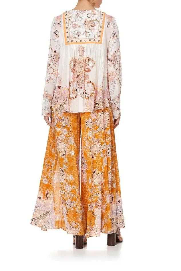 Camilla Tops Women Long Sleeve Bib Top Marrakesh Maiden