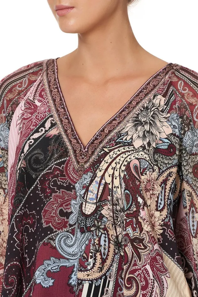 Camilla Tops Women Shirred Cuff Blouse Tale Of The Fire Bird