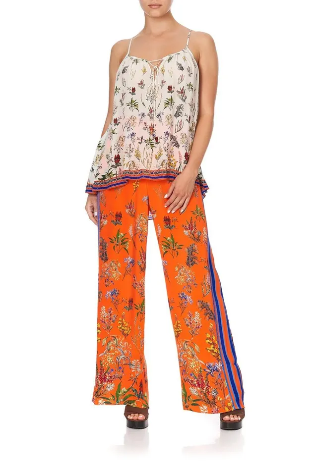 Camilla Tops Women Strap Top With Tie Front Detail Gone Coast