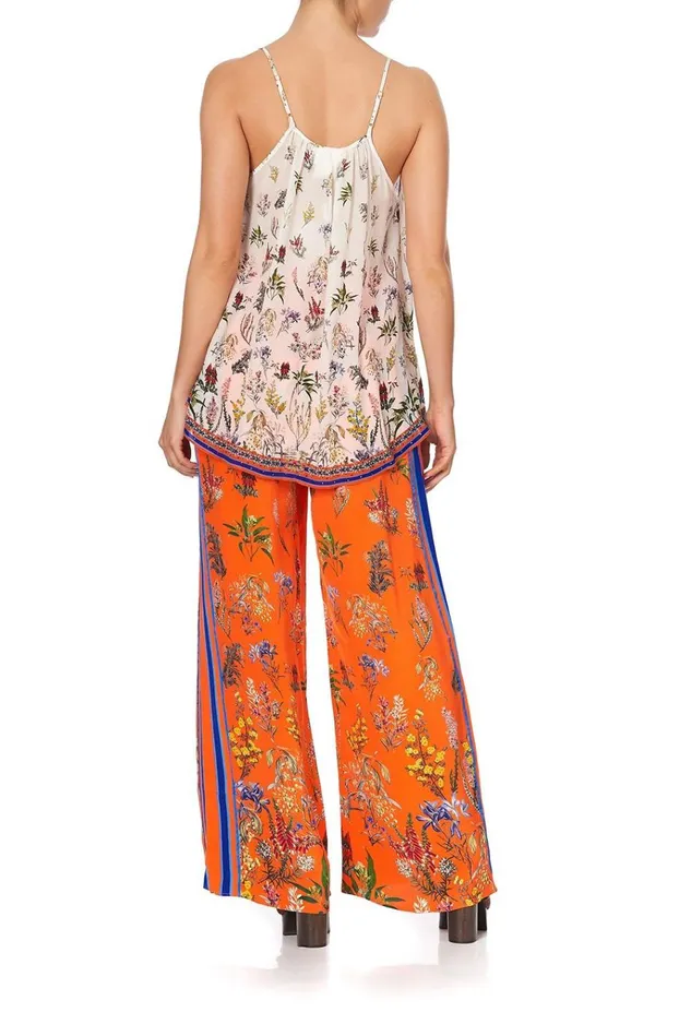 Camilla Tops Women Strap Top With Tie Front Detail Gone Coast