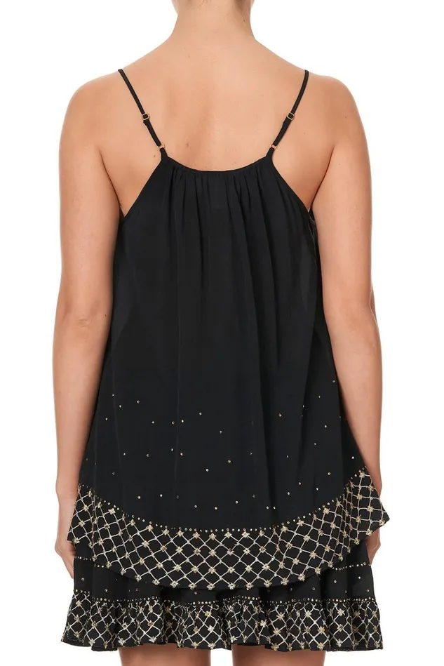 Camilla Tops Women Strap Top With Tie Front Detail The Jewelled Arrow