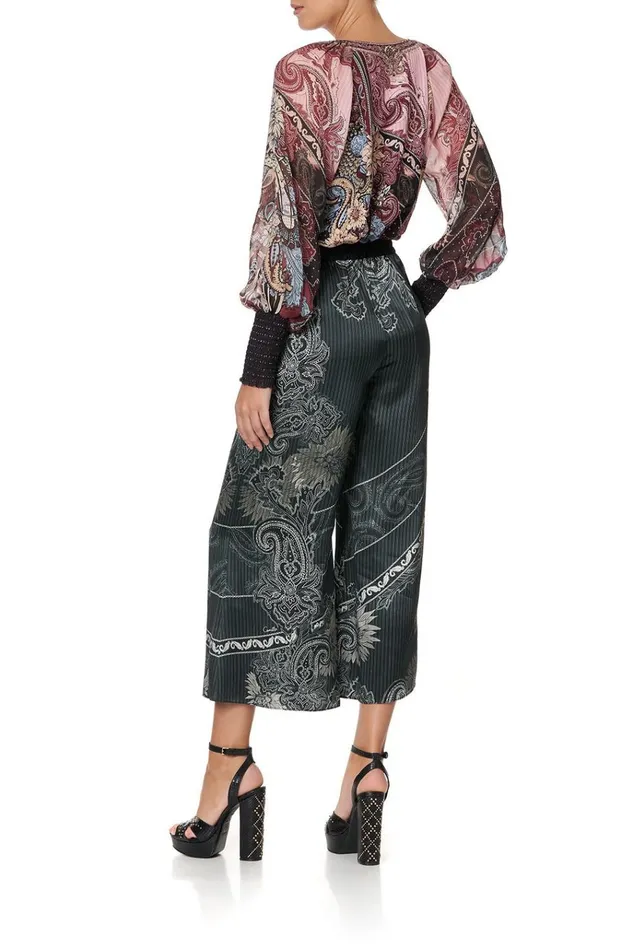 Camilla Trousers and Leggings Women Cropped Lounge Pant Tale Of The Fire Bird