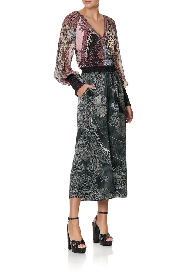 Camilla Trousers and Leggings Women Cropped Lounge Pant Tale Of The Fire Bird