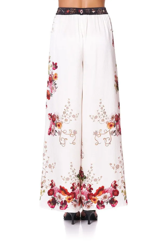 Camilla Trousers and Leggings Women Side Button Up Pant Fairy Godmother