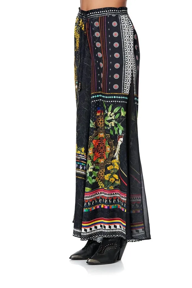Camilla Trousers and Leggings Women Soft Pant With Godets Blackheath Betty