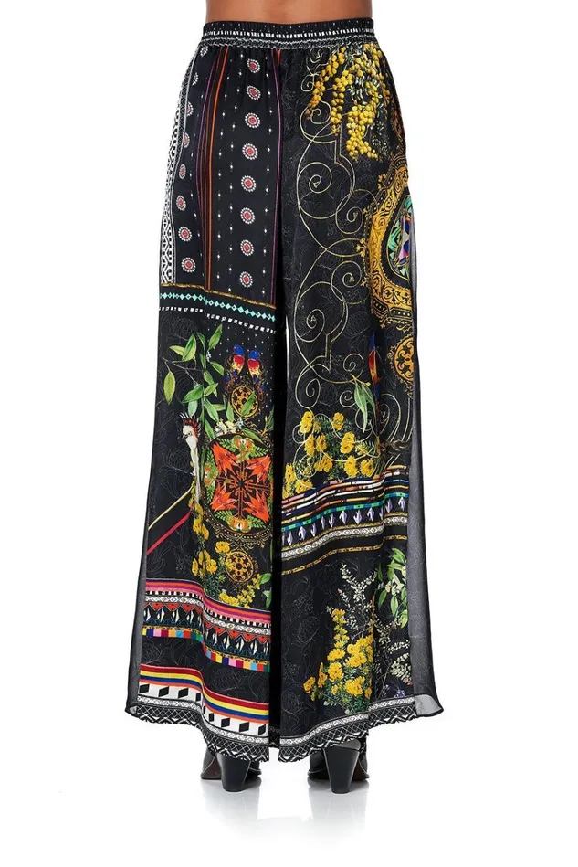 Camilla Trousers and Leggings Women Soft Pant With Godets Blackheath Betty