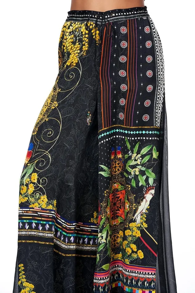 Camilla Trousers and Leggings Women Soft Pant With Godets Blackheath Betty