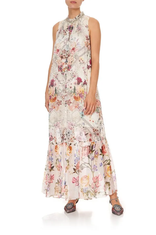 Camilla Wedding Guest Dresses Women High Neck Keyhole Dress Sew In Love