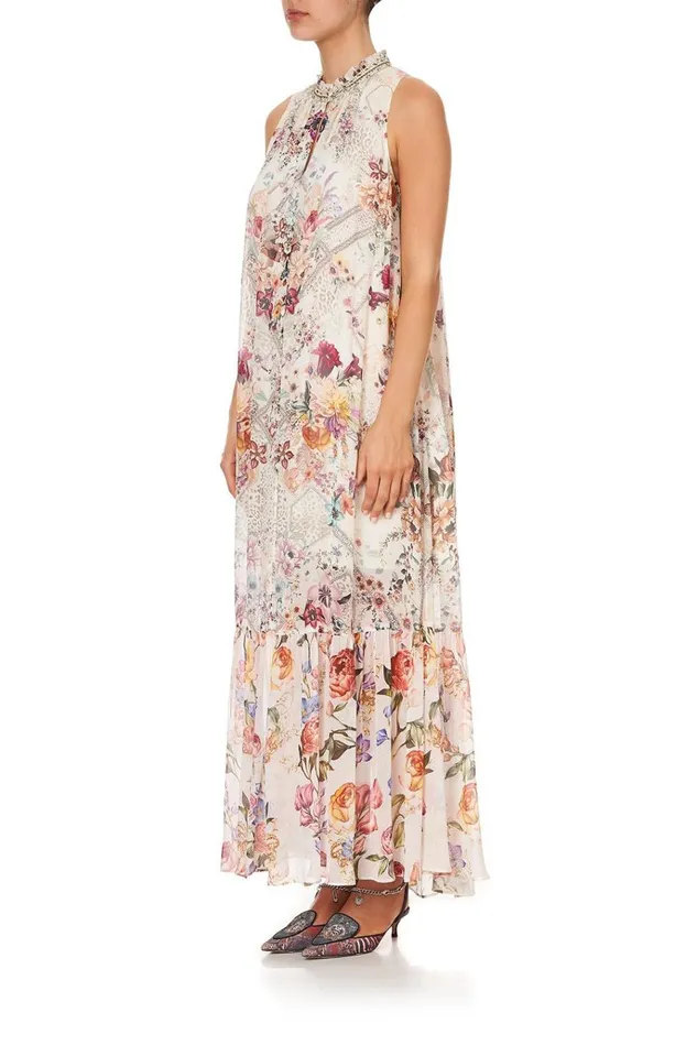 Camilla Wedding Guest Dresses Women High Neck Keyhole Dress Sew In Love