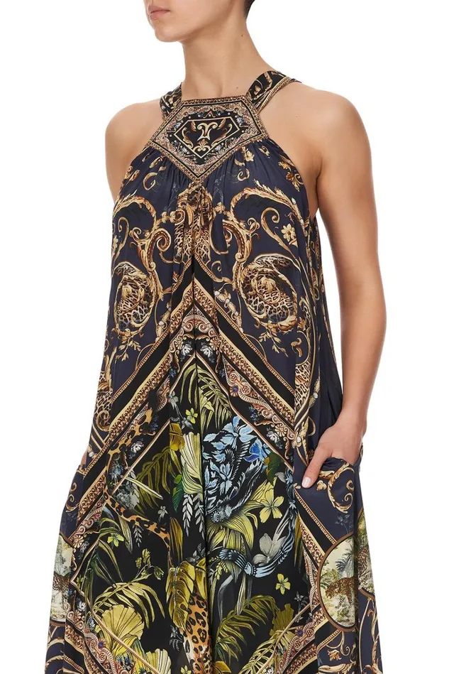 Camilla Wedding Guest Dresses Women Long Dress With Halter Neckline Seven Day Weekend