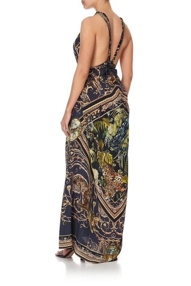 Camilla Wedding Guest Dresses Women Long Dress With Halter Neckline Seven Day Weekend