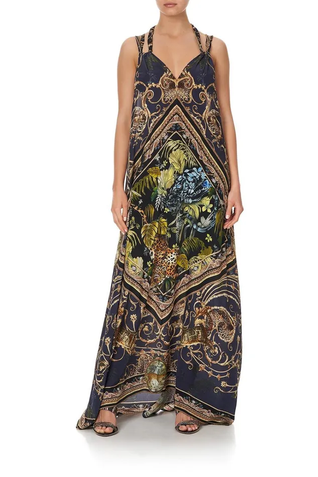 Camilla Wedding Guest Dresses Women Long Dress With Halter Neckline Seven Day Weekend