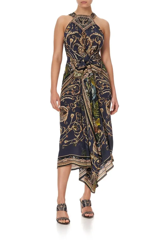 Camilla Wedding Guest Dresses Women Long Dress With Halter Neckline Seven Day Weekend