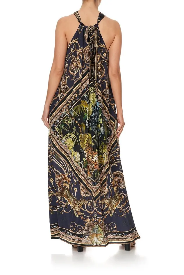 Camilla Wedding Guest Dresses Women Long Dress With Halter Neckline Seven Day Weekend